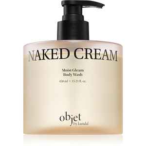 KUNDAL Objet Moist Gleam Body Wash parfémovaný sprchový gel pro intenzivní hydrataci s vůní Naked Cream 450 ml