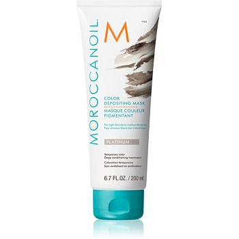 Moroccanoil Color Depositing jemná vyživující maska bez permanentních barevných pigmentů Platinum 200 ml