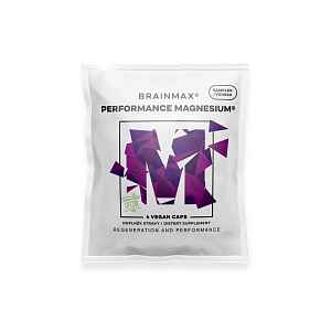 Performance Magnesium 1000 mg, (Hořčík 200 mg + Vitamín B6), 4 rostlinné kapsle, VZOREK