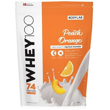 Bodylab Whey Protein 100 broskev/pomeranč 1000g