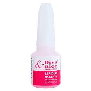 Diva & Nice Cosmetics Accessories Nails lepidlo na nehty se štětečkem 7 g
