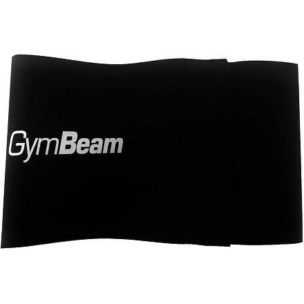 GymBeam Bedrový neoprénový pás Simple black – délka 100 cm