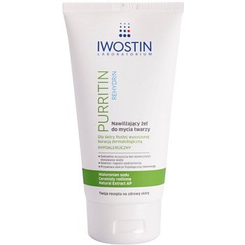Iwostin Purritin Rehydrin hydratační mycí gel pro pleť vysušenou a podrážděnou léčbou akné 150 ml
