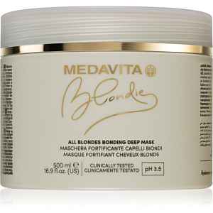 Medavita Blondie All Blondes Bonding Deep Mask posilující maska pro barvené vlasy 500 ml