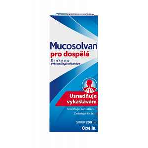 Mucosolvan pro dospělé sirup 200 ml