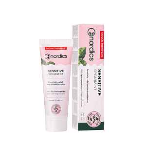 Nordics Sensitive Spearmint zubní pasta 75 ml