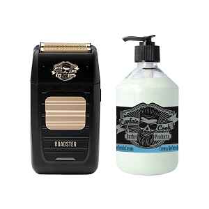 Profesionální planžetový holicí strojek Captain Cook Roadster + krém na vlasy 500 ml zdarma