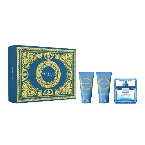 Versace Eau Fraiche Kit dárková kazeta EdT 50 ml + SG 50 ml + ASB 50 ml