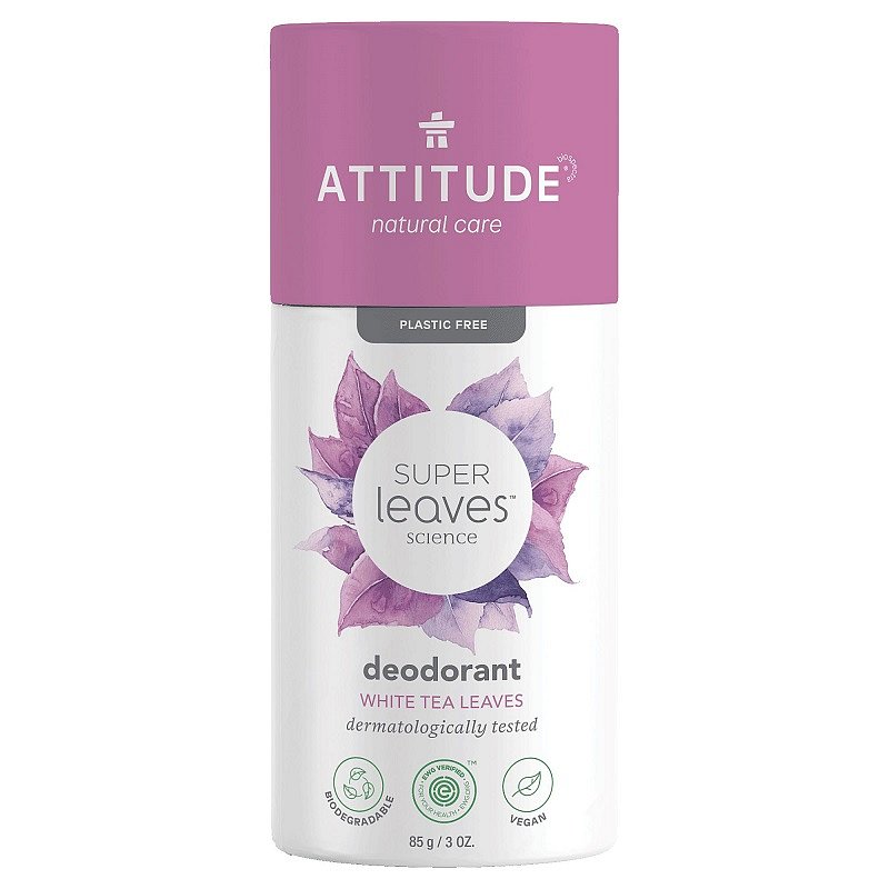 ATTITUDE Deodorant přírodní tuhý Super leaves - listy bílého čaje 85 g