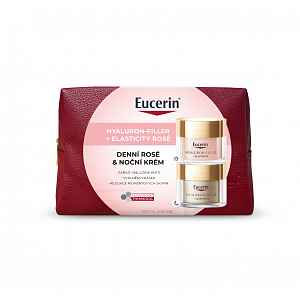 Eucerin Hyaluron-Filler + Elasticity Rosé vánoční kazeta 2x50 ml