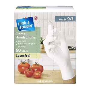 flink & sauber Rukavice nitrilové vel. L 60 ks