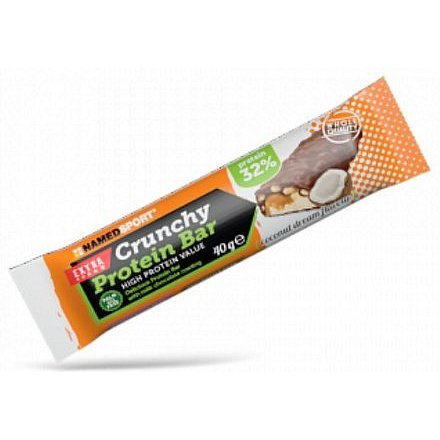 NAMEDSPORT Crunchy Protein Bar 32%, proteinová tyčinka, 40g, Coconut Dream