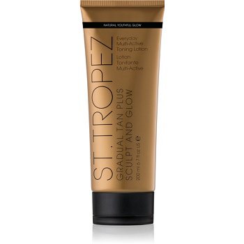 St.Tropez Gradual Tan Plus Sculpt and Glow tónovací krém na tělo pro postupné opálení 200 ml