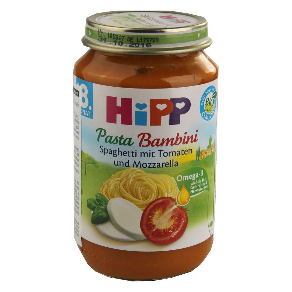 HiPP JUNIOR BIO Rajč.se špaget.a mozz. 220g