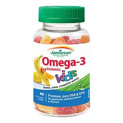 Jamieson Omega-3 Kids Gummies želatinové pastilky 60 ks