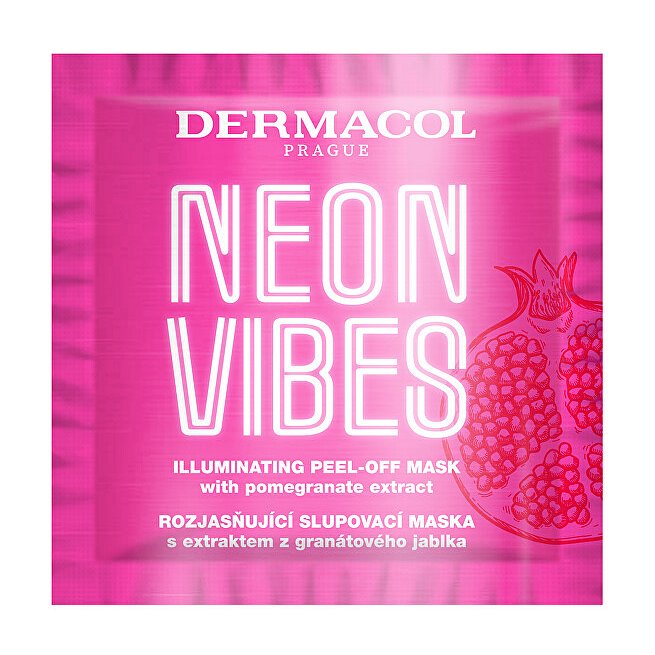 Rozjasňující slupovací maska Neon Vibes (Illuminating Peel-Off Mask)