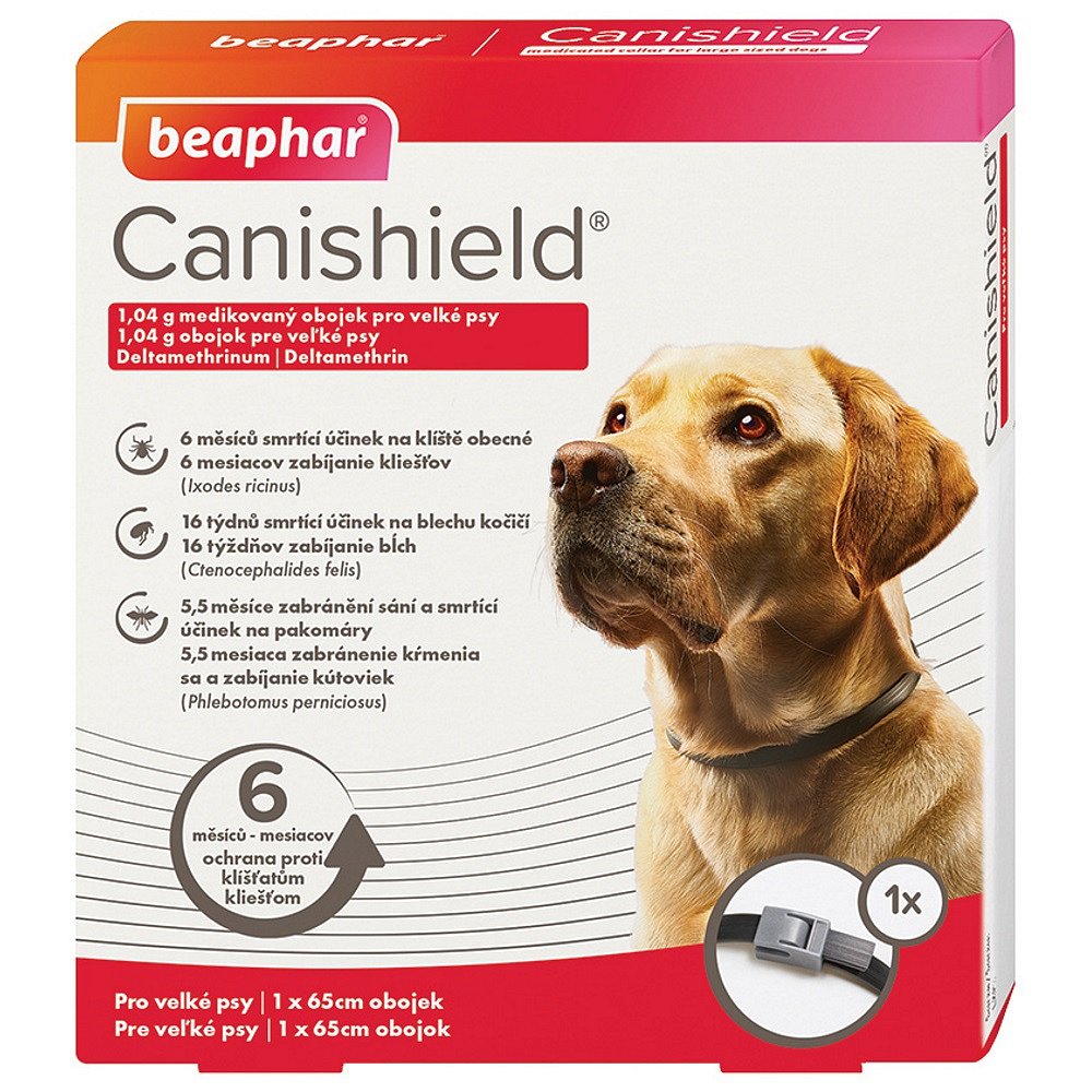 BEAPHAR Canishield® Antiparazitní obojek pro velké psy 65 cm