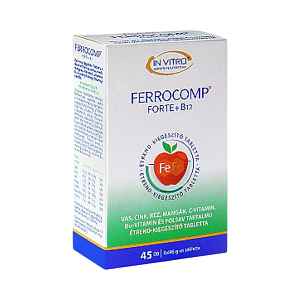 Ferrocomp forte + B12, 45 tablet - InVitro