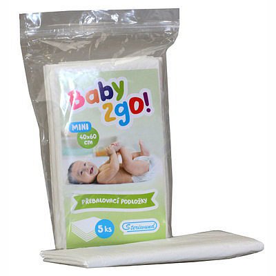 Přebal.podložka Baby2go! 40x60cm/5ks Steriwund