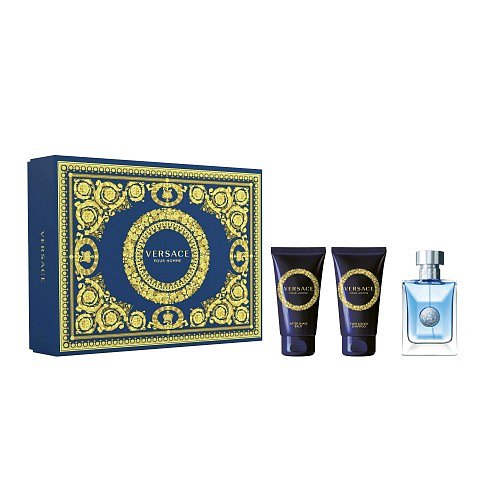 Versace Pour Homme Kit dárková kazeta EdT 50 ml + SG 50 ml + ASB 50 ml