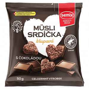 Semix Müsli srdíčka křupavá s čokoládou 150 g