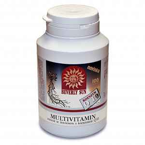 Multivitamin-minerál se ženšenem+koenz.Q 10 tablety 100
