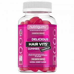 Nutrigums Hair Vitamin Complex 60 želé - třešeň