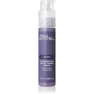 Paul Mitchell Platinum Plus Violet Toning Drops kapky neutralizující žluté tóny 25 ml