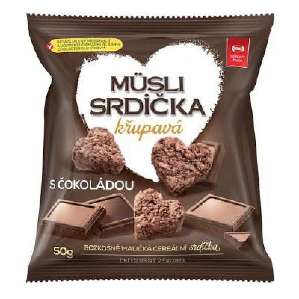 Semix Müsli srdíčka křupavá s čokoládou 150 g