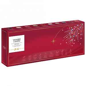 Yankee Candle Dárková sada čajových svíček 10 ks + svícen