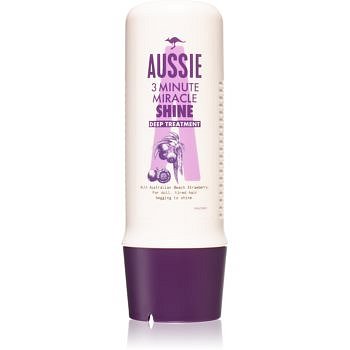 Aussie 3 Minute Miracle Shine tříminutová maska pro lesk a hebkost vlasů 250 ml