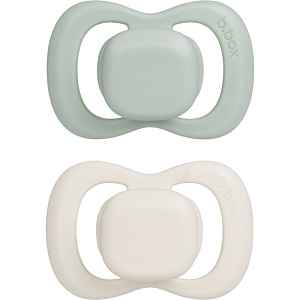 B.Box Natural Rubber 0-6m dudlík Sage/Vanilla 2 ks