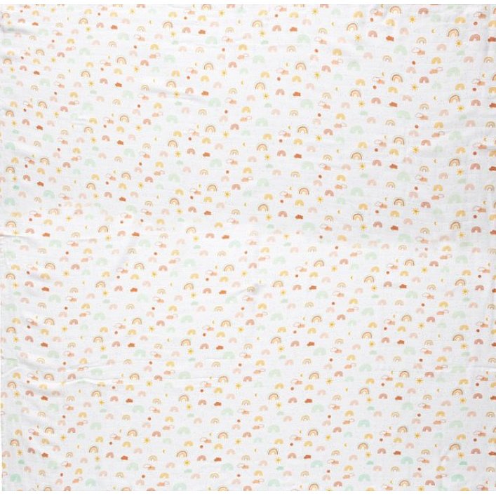 Bébé-Jou Mušelínová plenka 110x110 cm Rainbow Sky