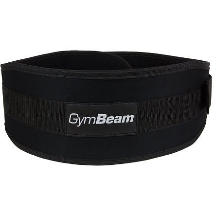 Fitness opasek Frank – GymBeam unflavored black – velikost XL