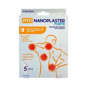 Fito Nanoplast Forte – náplasti na bolest svalů a kloubů – 5 ks – Vitateka