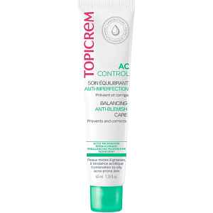 Topicrem Denní krém pro smíšenou až mastnou pleť AC Control (Balancing Anti-Blemish Care) 40 ml