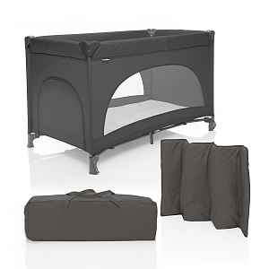 Zopa Postýlka skládací Lely, Antracit Grey 1
