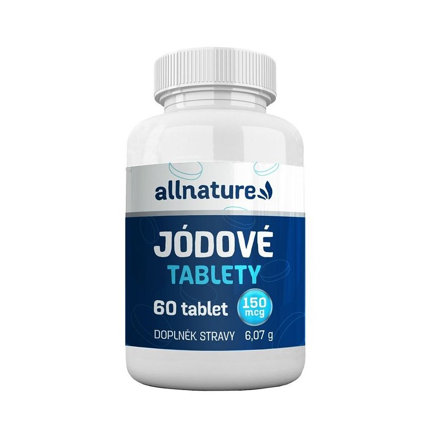 Allnature Jódové tablety 60 tablet