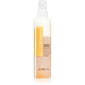Fanola Nourishing bezoplachový kondicionér ve spreji pro suché a poškozené vlasy 200 ml