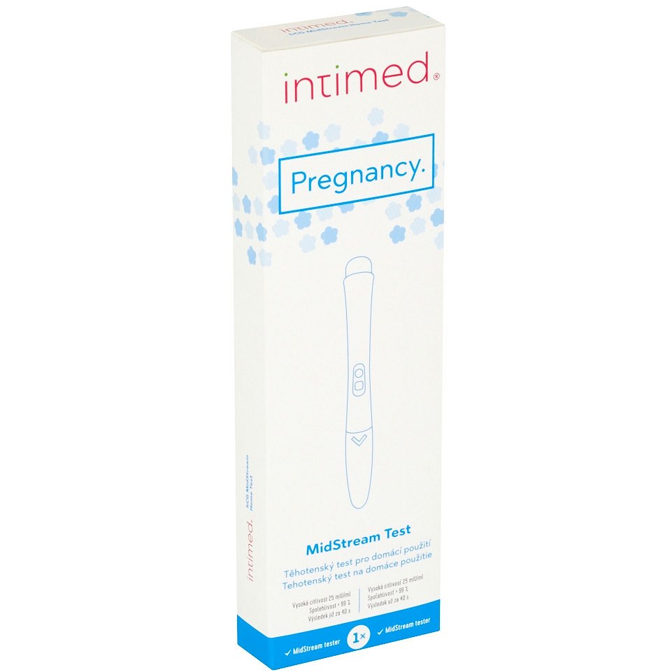 Intimed Pregnancy hCG MidStream Test těhotenský test pro domácí použití 1ks