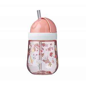 Little Dutch Hrnek s brčkem květiny 9m+ 300 ml 1 ks