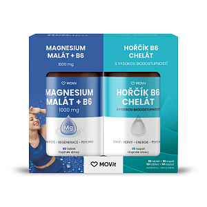 MOVit Energy Duo Hořčíků Malát & Chelát 90+90 kapsle+tablety