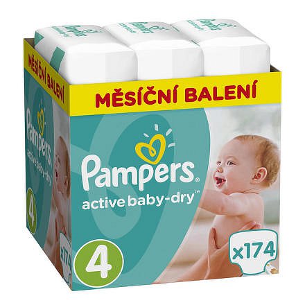 Pampers Active Baby Monthly Box S4 174ks