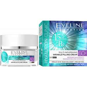 EVELINE HYALURON CLINIC 60+ Denní/noční krém 50ml