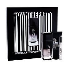 Carolina Herrera 212 VIP Men Black Dárková sada pánská parfémovaná voda 100 ml, sprchový gel 100 ml a miniaturka pánská parfémovaná voda 10 ml