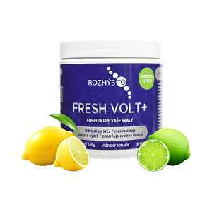 FreshVolt – elektrolytový nápoj (citron limetka) – 240 g – Rozhýb to