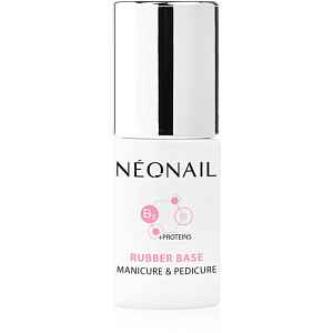 NEONAIL Manicure & Pedicure Rubber Base podkladový lak pro gelové nehty s proteinem 7,2 ml