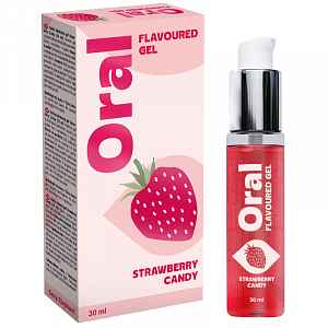 Orální lubrikační gel Strawberry Candy (30 ml)