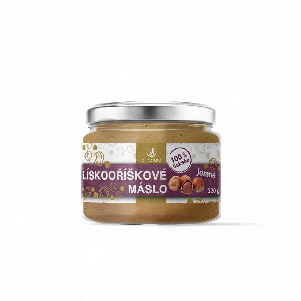 Allnature Lískooříškové máslo 220 g