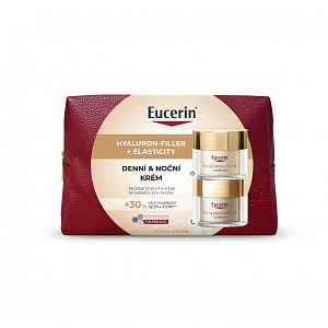 Eucerin Hyaluron-Filler + Elasticity vánoční kazeta 2x50 ml
